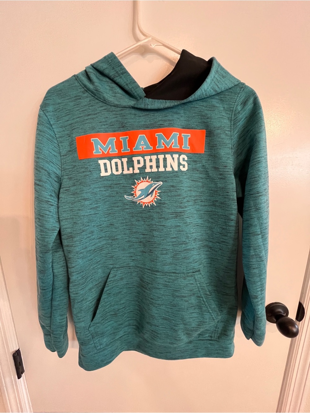 NFL Apparel Youth XL Size Miami Dolphins Hoodie Sweatshirt